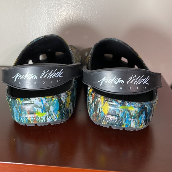 CROCS - RARE Jackson Pollock edition!! Ladies 10 - Picture 3 of 7
